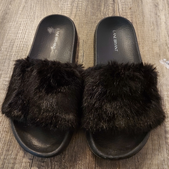 Lane Bryant Shoes - Fuzzy sandals